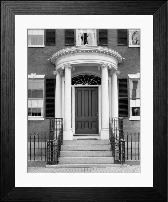 Framed Print : Doorway, 23 Chestnut St. (i.e. 128 Essex St.Gardner-White-Pingree House), Salem, Mass. c.1900-1920 Creator: Unknown Framed Print : Doorway, 23 Chestnut St. (i.e. 128 Essex St.Gardner-White-Pingree House), Salem, Mass. c.1900-1920 Creator: Unknown