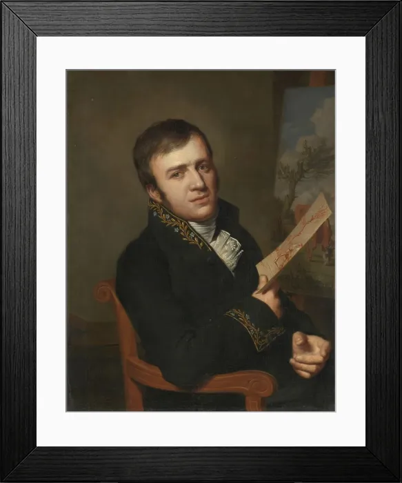 Framed Print : Jan (Baptist) Kobell II (1778-1814), Painter, in the Uniform of a Member of the Royal... 1811. Creator: Willem Bartel van der Kooi Framed Print : Jan (Baptist) Kobell II (1778-1814), Painter, in the Uniform of a Member of the Royal... 1811. Creator: Willem Bartel van der Kooi