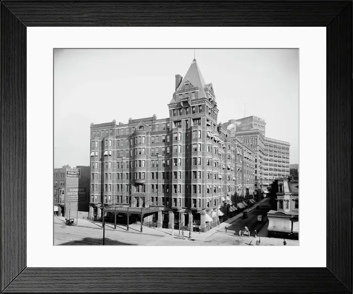 Framed Print : The Hollenden, Cleveland, ca 1900. Creator: Unknown Framed Print : The Hollenden, Cleveland, ca 1900. Creator: Unknown