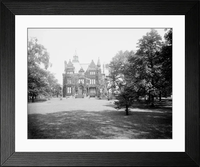 Framed Print : Residence of Samuel Andrews, Euclid Ave. Cleveland, c1900. Creator: Unknown