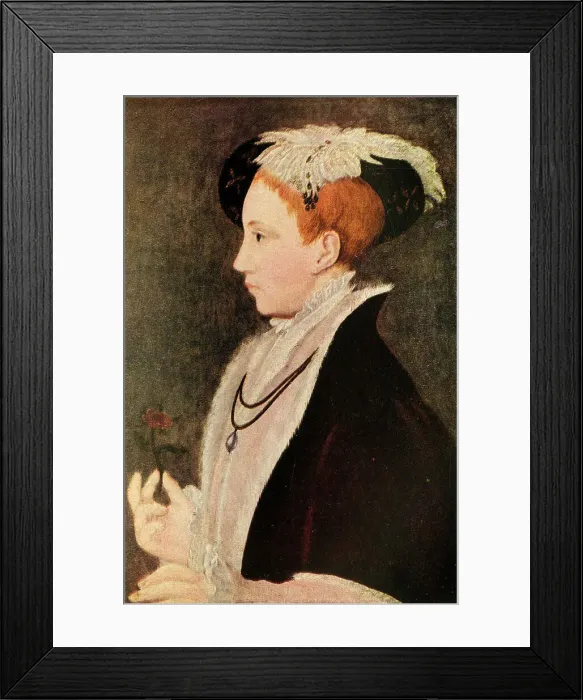 Framed Print : Edward VI, (c1911). Creator: Unknown Framed Print : Edward VI, (c1911). Creator: Unknown
