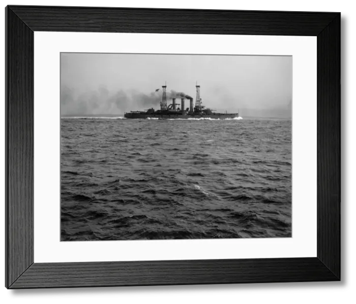 Framed Print : U.S.S. Georgia, between 1900 and 1920. Creator: Unknown Framed Print : U.S.S. Georgia, between 1900 and 1920. Creator: Unknown