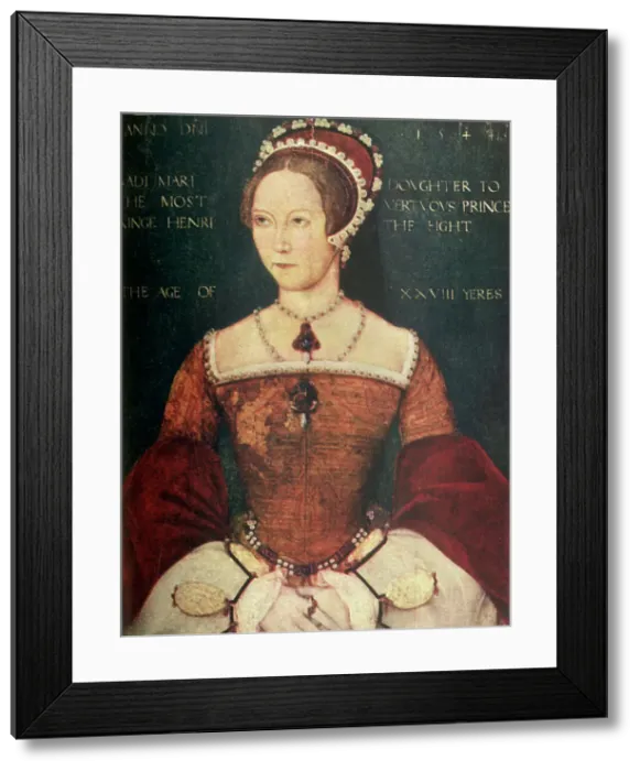 Framed Print : Mary I, (c1911). Creator: Unknown Framed Print : Mary I, (c1911). Creator: Unknown