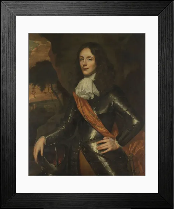 Framed Print : An Officer, 1640-1670. Creator: Jan Mytens Framed Print : An Officer, 1640-1670. Creator: Jan Mytens