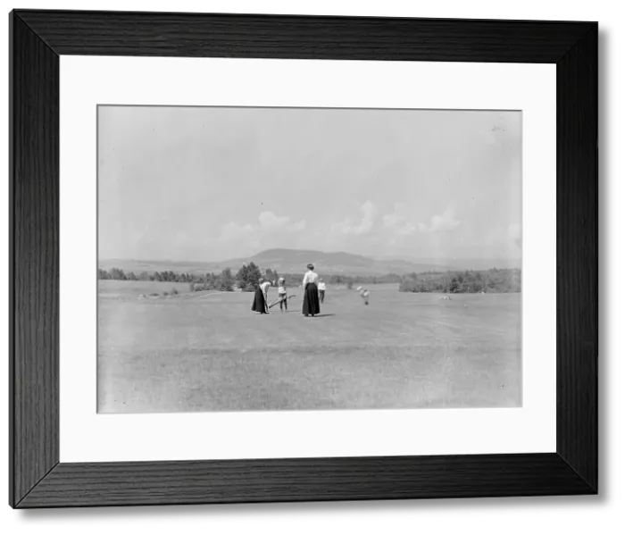Framed Print : Franconia Notch, Sugarhill (i.e. Sugar Hill) from Profile Golf Club Links... N.H. c.1900-1906. Creator: Unknown Framed Print : Franconia Notch, Sugarhill (i.e. Sugar Hill) from Profile Golf Club Links... N.H. c.1900-1906. Creator: Unknown