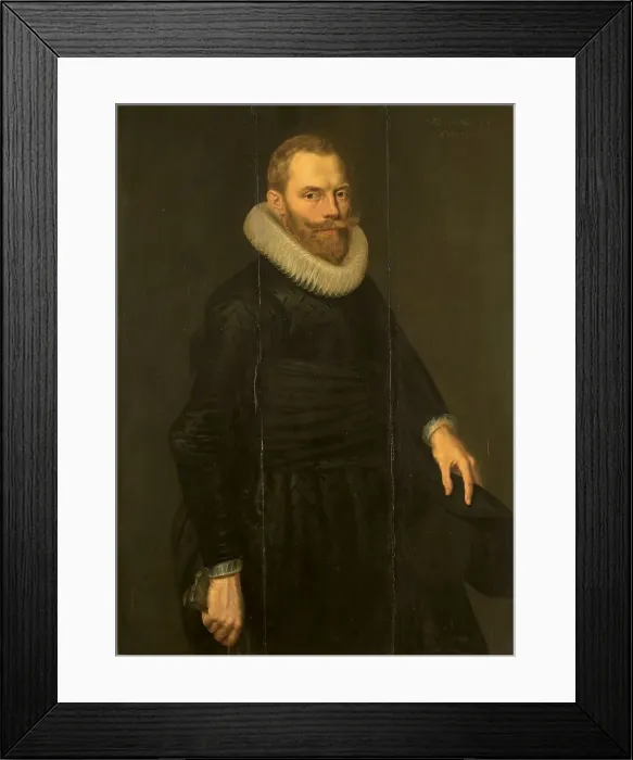 Framed Print : Portrait of Dirck Hasselaer (1581-1645), 1614. Creator: Cornelis Pietersz. van der Voort Framed Print : Portrait of Dirck Hasselaer (1581-1645), 1614. Creator: Cornelis Pietersz. van der Voort