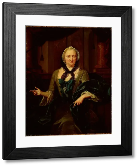 Framed Print : Portrait of Margaretha Trip, Wife of Hendrik van de Poll, 1754. Creator: Jan Maurits Quinkhard Framed Print : Portrait of Margaretha Trip, Wife of Hendrik van de Poll, 1754. Creator: Jan Maurits Quinkhard