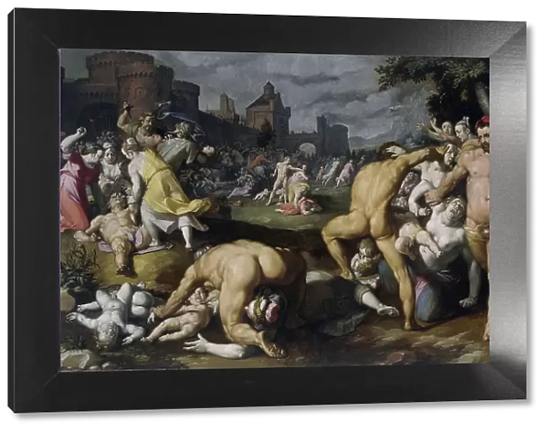 The Massacre of the Innocents, 1590. Creator: Cornelis Cornelisz van Haarlem