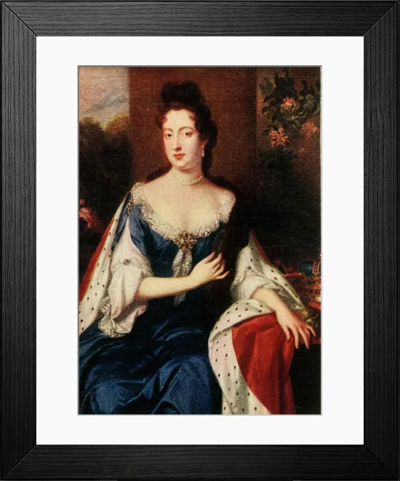 Framed Print : Mary II, (c1911). Creator: Unknown Framed Print : Mary II, (c1911). Creator: Unknown