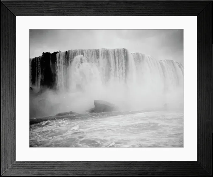 Framed Print : Horseshoe Fall, from Maid of the Mist, Niagara Falls, New York, ca 1900. Creator: Unknown Framed Print : Horseshoe Fall, from Maid of the Mist, Niagara Falls, New York, ca 1900. Creator: Unknown