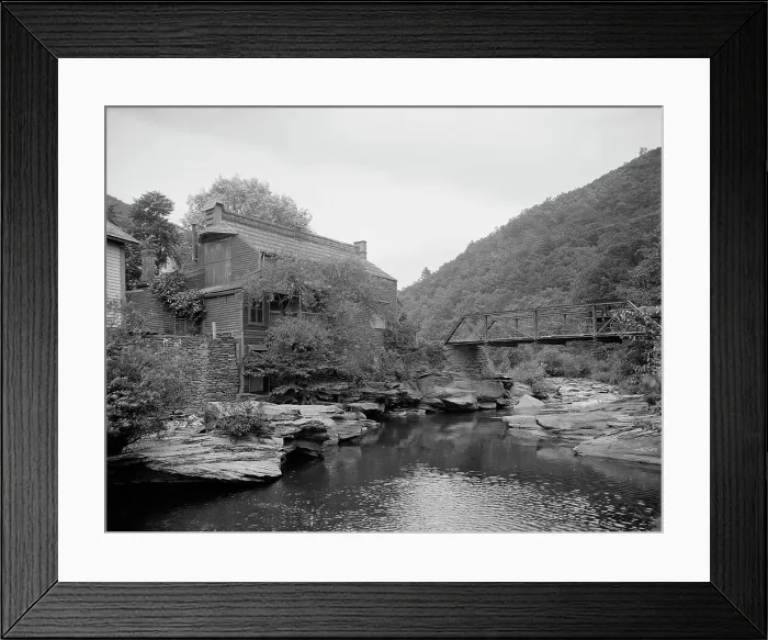 Framed Print : Old studio of artist Hall, near Palenville, Catskill Mountains, N.Y. c1902. Creator: Unknown Framed Print : Old studio of artist Hall, near Palenville, Catskill Mountains, N.Y. c1902. Creator: Unknown
