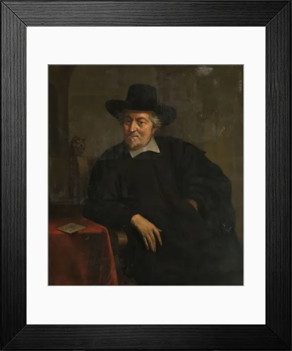 Framed Print : Self Portrait (?), 1660-1672. Creator: Govert Dircksz. Camphuysen Framed Print : Self Portrait (?), 1660-1672. Creator: Govert Dircksz. Camphuysen