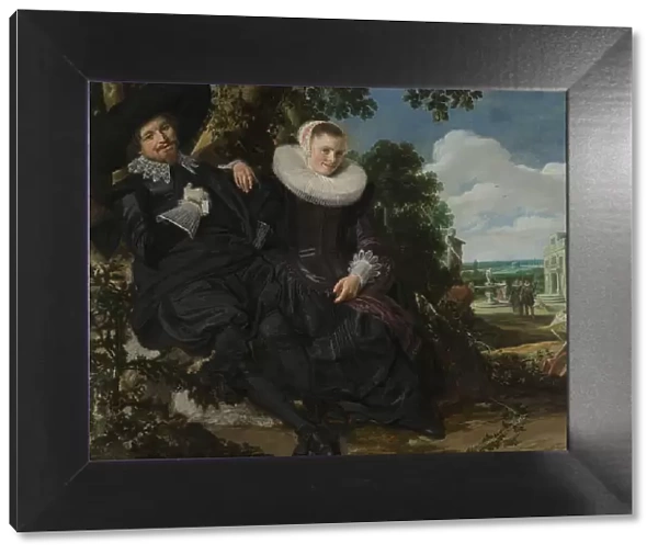 Portrait of a Couple, Probably Isaac Abrahamsz Massa and Beatrix van der Laen, c.1622. Creator: Frans Hals