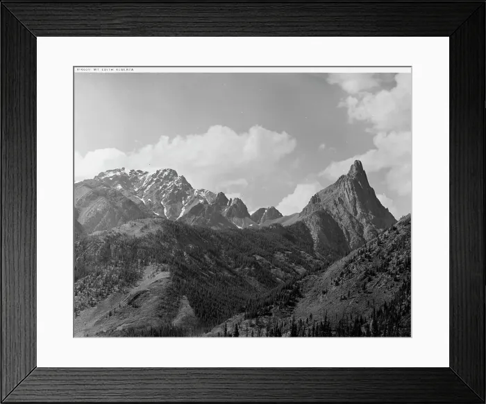 Framed Print : Mt. Edith, Alberta, between 1900 and 1906. Creator: Unknown Framed Print : Mt. Edith, Alberta, between 1900 and 1906. Creator: Unknown