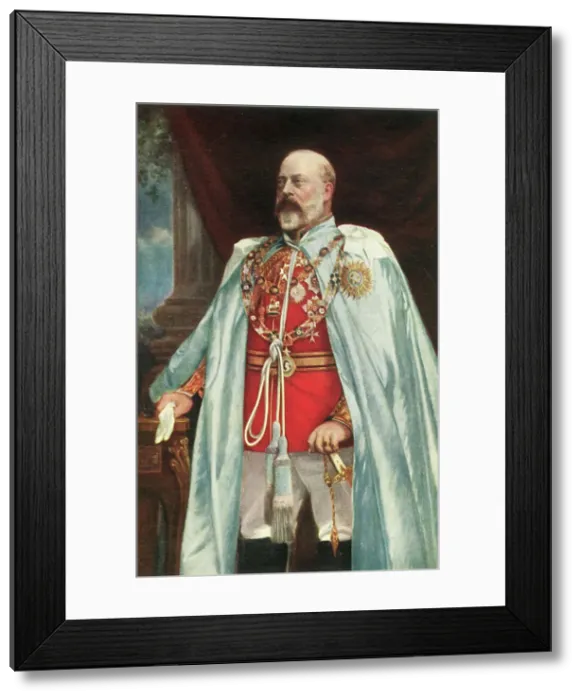 Framed Print : Edward VII, (c1911). Creator: W&D Downey. Edward VII, (c1911). Creator: W&D Downey Framed Print : Edward VII, (c1911). Creator: W&D Downey. Edward VII, (c1911). Creator: W&D Downey