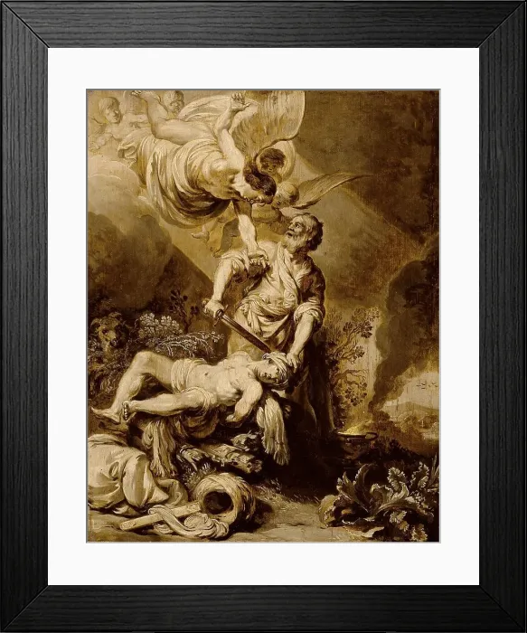 Framed Print : The Sacrifice of Abraham, c.1612. Creator: Pieter Lastman Framed Print : The Sacrifice of Abraham, c.1612. Creator: Pieter Lastman