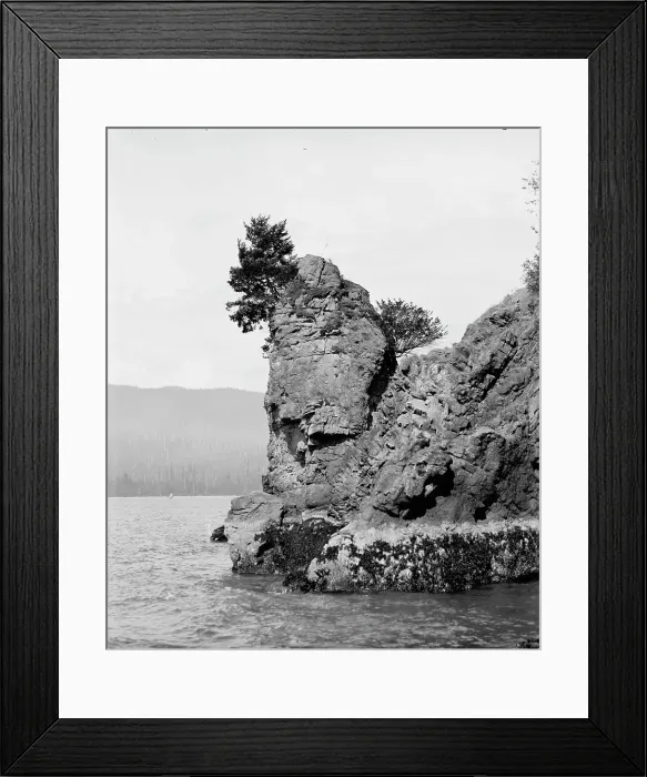 Framed Print : Siwash Rock, Stanley Park, Vancouver, B.C. c1902. Creator: Unknown Framed Print : Siwash Rock, Stanley Park, Vancouver, B.C. c1902. Creator: Unknown