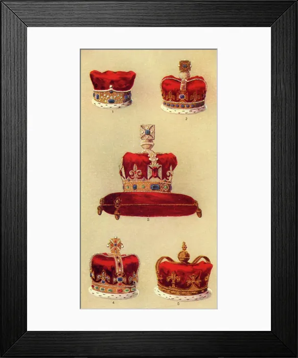 Framed Print : The Regalia. - 1, c1911. Creator: Unknown Framed Print : The Regalia. - 1, c1911. Creator: Unknown