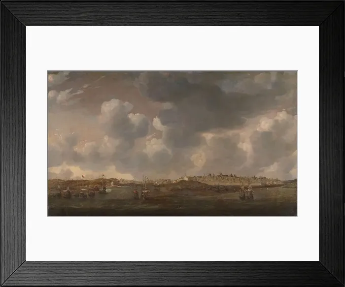 Framed Print : View of Salee, Morocco, 1662-1668. Creator: Reinier Zeeman Framed Print : View of Salee, Morocco, 1662-1668. Creator: Reinier Zeeman