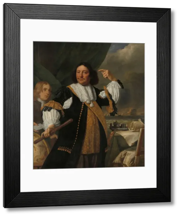 Framed Print : Aert van Nes (1626-1693), Vice Admiral, 1668. Creator: Bartholomeus van der Helst Framed Print : Aert van Nes (1626-1693), Vice Admiral, 1668. Creator: Bartholomeus van der Helst