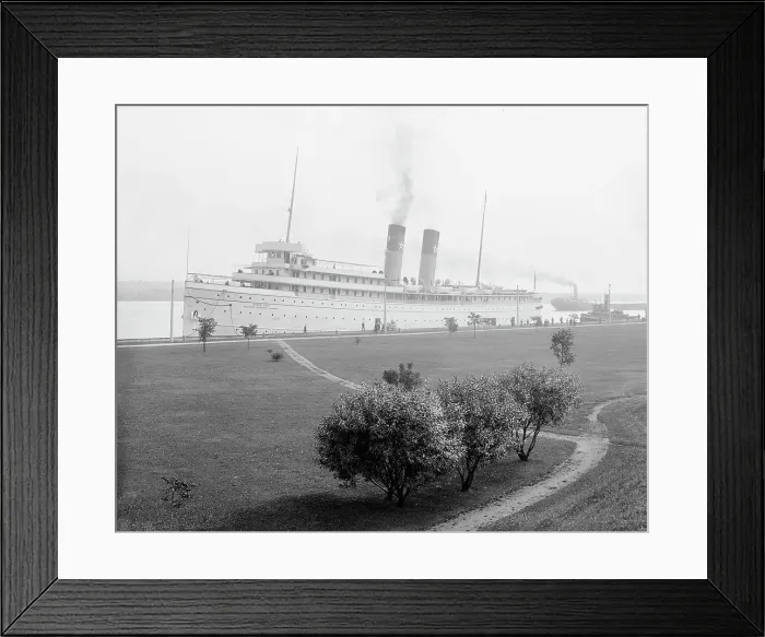 Framed Print : Str. North West at Sault Ste. Marie, Mich. between 1900 and 1910. Creator: Unknown Framed Print : Str. North West at Sault Ste. Marie, Mich. between 1900 and 1910. Creator: Unknown