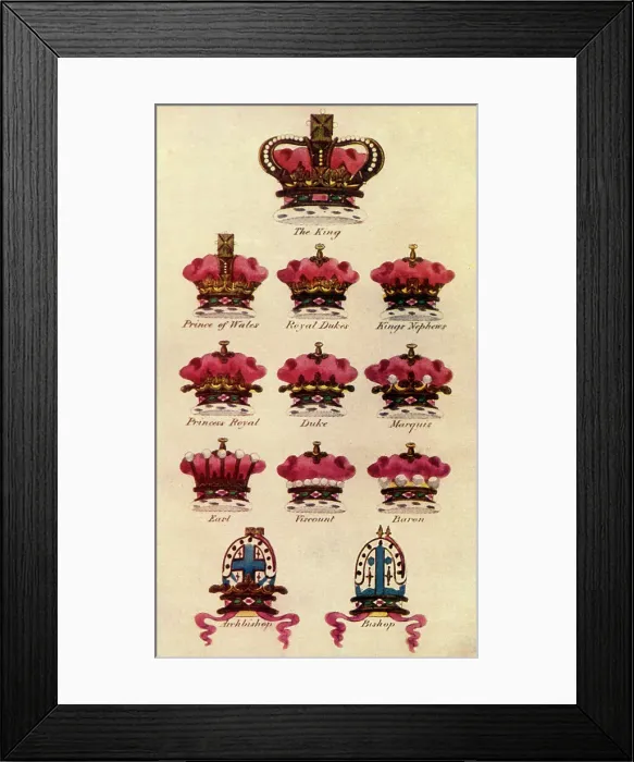 Framed Print : The Regalia. - 8, c1911. Creator: Unknown Framed Print : The Regalia. - 8, c1911. Creator: Unknown