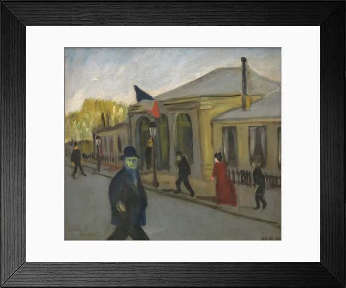 Framed Print : La Morgue, 1906. Creator: Robert Storm Petersen Framed Print : La Morgue, 1906. Creator: Robert Storm Petersen