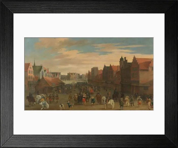Framed Print : The Disbanding of the Waardgelders (Mercenaries in the Pay of the Town Government) by... 1627. Creator: Pauwels van Hillegaert I Framed Print : The Disbanding of the Waardgelders (Mercenaries in the Pay of the Town Government) by... 1627. Creator: Pauwels van Hillegaert I