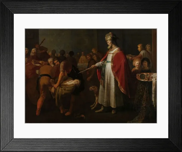 Framed Print : The Parable of the Unworthy Wedding Guest, 1630-1651. Creator: Jacob Adriaensz. Backer Framed Print : The Parable of the Unworthy Wedding Guest, 1630-1651. Creator: Jacob Adriaensz. Backer