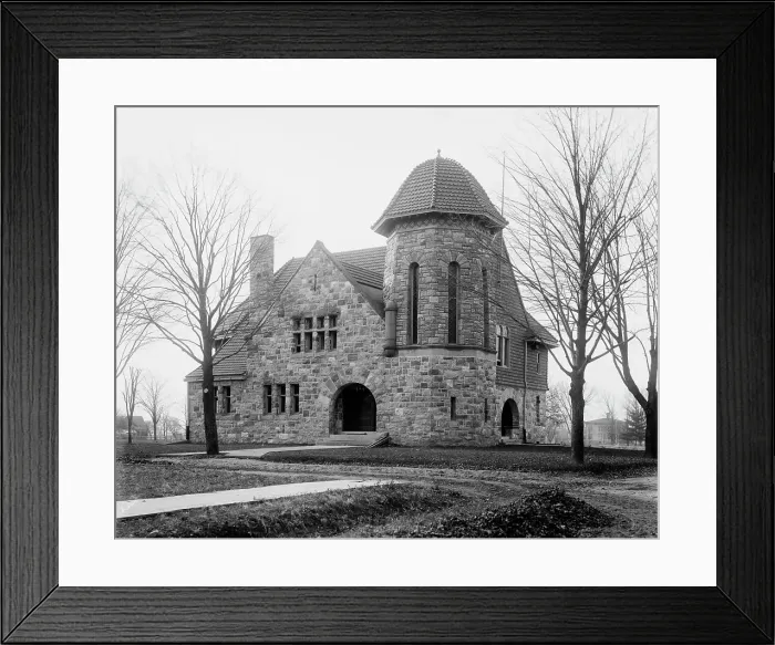 Framed Print : Starkweather Hall, Students Christian Association, Michigan State Normal... c1900-1910. Creator: Unknown Framed Print : Starkweather Hall, Students Christian Association, Michigan State Normal... c1900-1910. Creator: Unknown