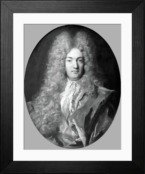 Framed Print : Portrait of a Man, 1651-1750. Creator: Nicolas de Largilliere Framed Print : Portrait of a Man, 1651-1750. Creator: Nicolas de Largilliere