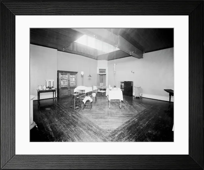 Framed Print : Probably the Ypsilanti mineral bath house, Ypsilanti, Michigan, between 1900 and 1910. Creator: Unknown Framed Print : Probably the Ypsilanti mineral bath house, Ypsilanti, Michigan, between 1900 and 1910. Creator: Unknown