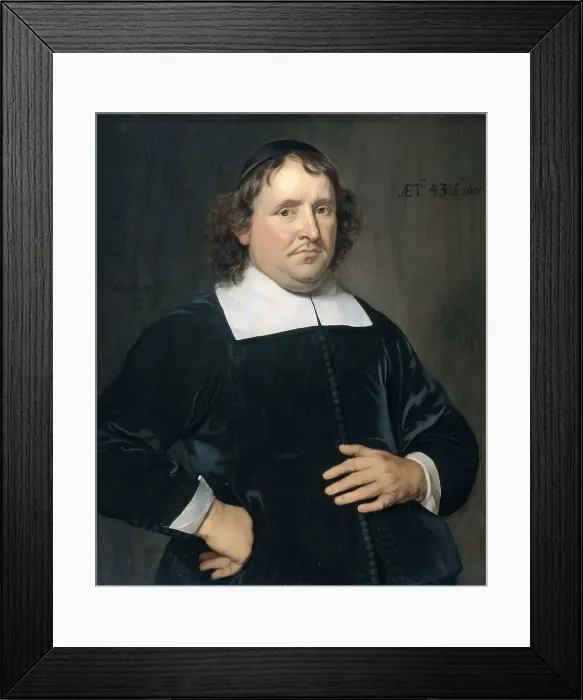 Framed Print : Thomas Pots (1618-1689). Minister at Vlissingen, 1661. Creator: Hendrick Berckman Framed Print : Thomas Pots (1618-1689). Minister at Vlissingen, 1661. Creator: Hendrick Berckman