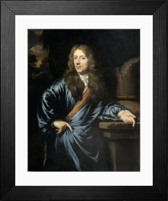 Framed Print : Portrait of Willem Pottey, Lawyer and Accountant-General of Flushing, 1686-1693. Creator: Nicolaes Maes Framed Print : Portrait of Willem Pottey, Lawyer and Accountant-General of Flushing, 1686-1693. Creator: Nicolaes Maes