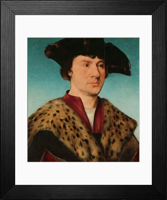 Framed Print : Portrait of a Man, c.1520-c.1530. Creator: Workshop of Joos van Cleve Framed Print : Portrait of a Man, c.1520-c.1530. Creator: Workshop of Joos van Cleve