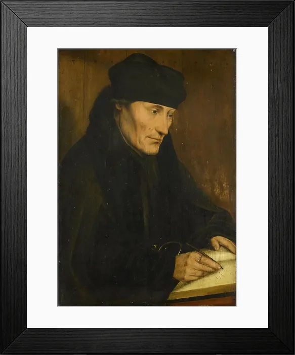 Framed Print : Portrait of Desiderius Erasmus, after c.1535. Creator: Unknown Framed Print : Portrait of Desiderius Erasmus, after c.1535. Creator: Unknown