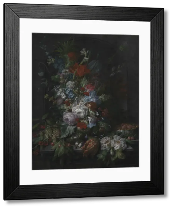 Framed Print : Flowers, 1715-1789. Creator: Dominicus Gottfried Waerdigh Framed Print : Flowers, 1715-1789. Creator: Dominicus Gottfried Waerdigh