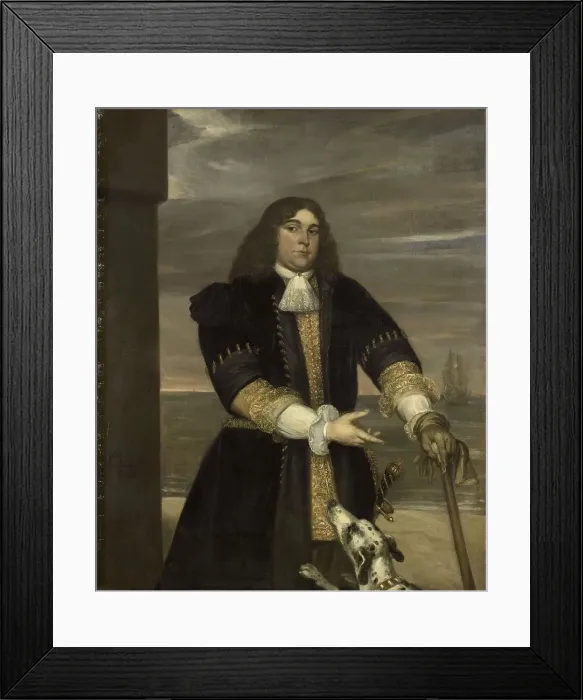 Framed Print : Jan van Gelder (1647-73), Naval Captain, Stepson of Michiel Adriaensz de Ruyter, 1668. Creator: Jan Lievens Framed Print : Jan van Gelder (1647-73), Naval Captain, Stepson of Michiel Adriaensz de Ruyter, 1668. Creator: Jan Lievens