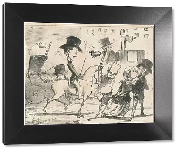 Prochaine ordannace du préfet de police, 19th century. Creator: Honore Daumier