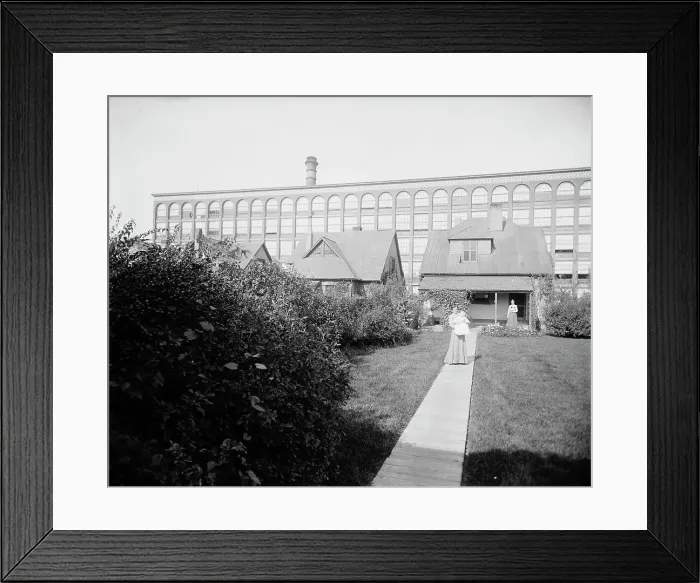 Framed Print : Employees residences, National Cash Register [Company], Dayton, Ohio, (1902?). Creator: Unknown
