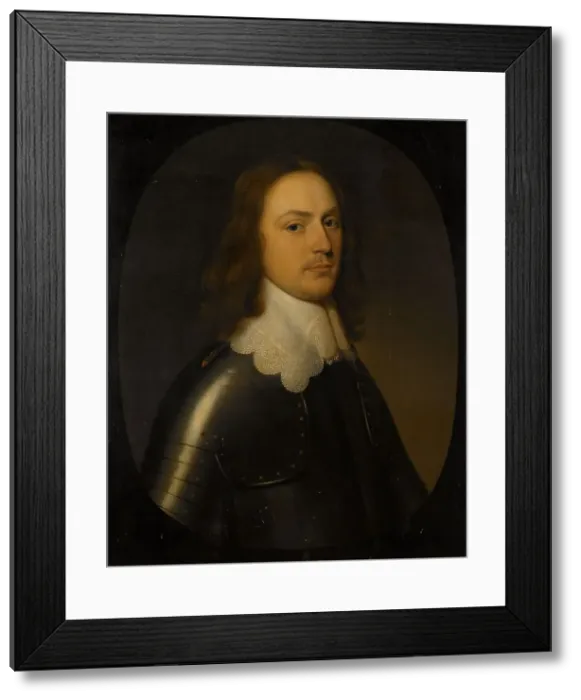 Framed Print : Portrait of an Officer, 1644. Creator: Gerrit van Honthorst Framed Print : Portrait of an Officer, 1644. Creator: Gerrit van Honthorst