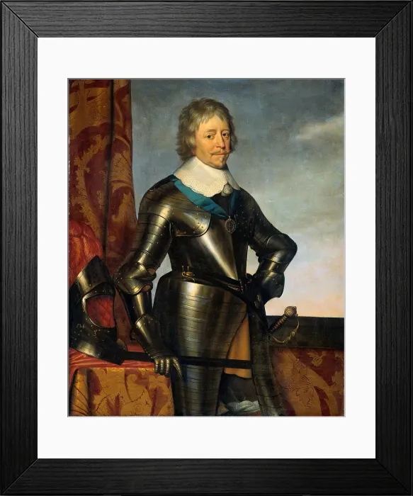 Framed Print : Portrait of Frederik Hendrik (1584-1647), Prince of Orange, 1650. Creator: Workshop of Gerard van Honthorst Framed Print : Portrait of Frederik Hendrik (1584-1647), Prince of Orange, 1650. Creator: Workshop of Gerard van Honthorst