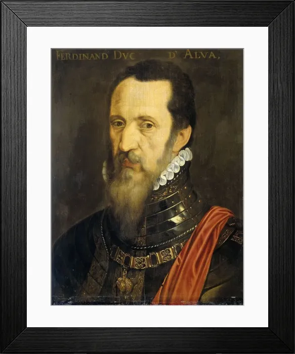 Framed Print : Portrait of Fernando Alvarez de Toledo, Duke of Alba, 1600-1699. Creator: Unknown Framed Print : Portrait of Fernando Alvarez de Toledo, Duke of Alba, 1600-1699. Creator: Unknown