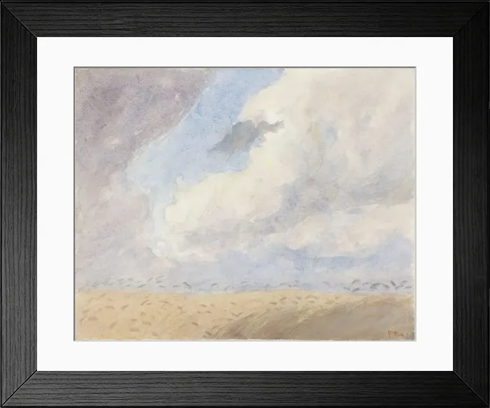 Framed Print : Cornfield, 1872-1944. Creator: Frans Smissaert Framed Print : Cornfield, 1872-1944. Creator: Frans Smissaert