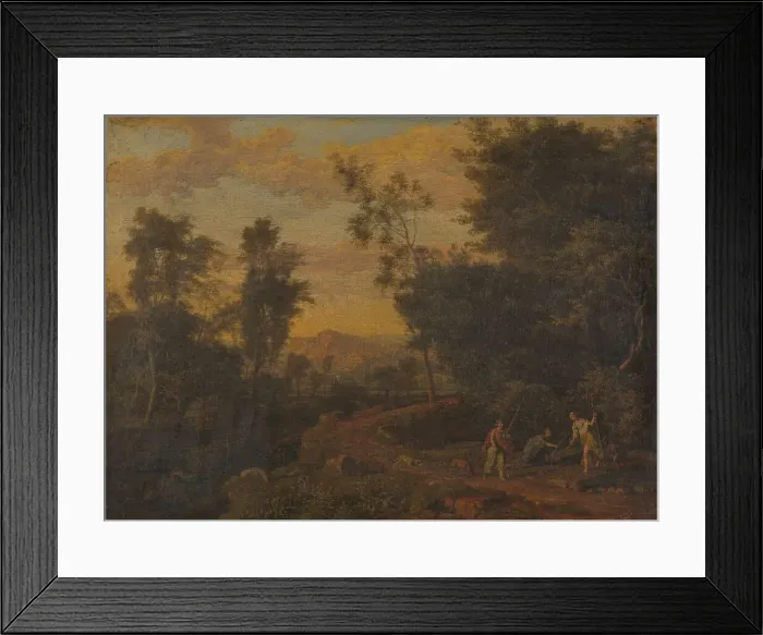 Framed Print : Diana and Her Nymphs Hunting, c.1685. Creator: Abraham Genoels II Framed Print : Diana and Her Nymphs Hunting, c.1685. Creator: Abraham Genoels II