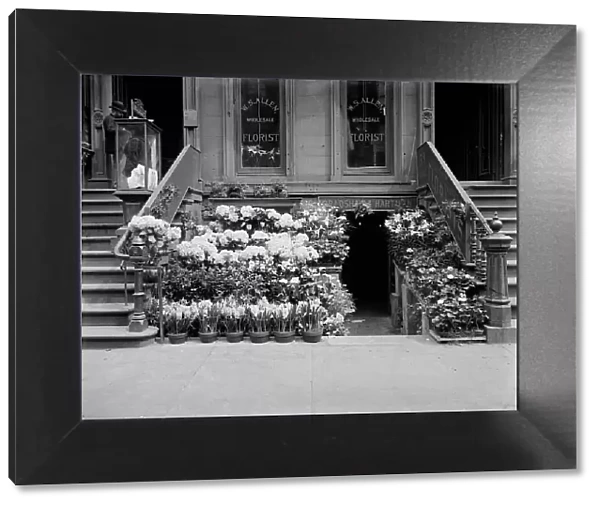 An Easter floral display, New York, between 1900 and 1910. Creator: Unknown
