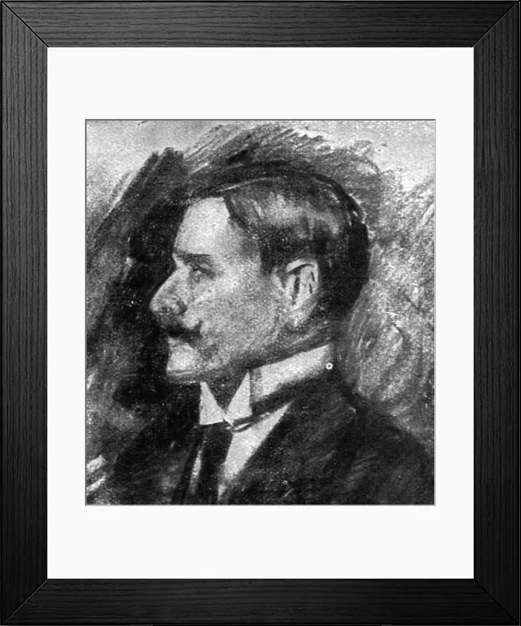 Framed Print : Le defaitisme et les grands proces; l'affaire Bolo: une attitude de Bolo, attentif au... 1918. Creator: Lucien Jonas Framed Print : Le defaitisme et les grands proces; l'affaire Bolo: une attitude de Bolo, attentif au... 1918. Creator: Lucien Jonas