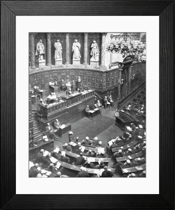 Framed Print : Le defaitisme et les grands proces; le proces Malvy; l'audience de la Haute-Cour... 1918. Creator: Unknown Framed Print : Le defaitisme et les grands proces; le proces Malvy; l'audience de la Haute-Cour... 1918. Creator: Unknown