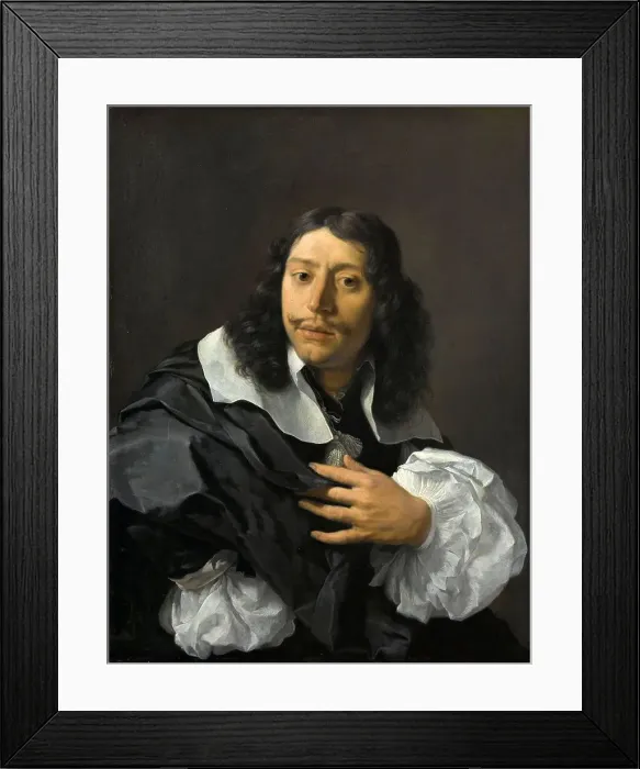 Framed Print : Self-portrait, 1662. Creator: Karel Du Jardin Framed Print : Self-portrait, 1662. Creator: Karel Du Jardin