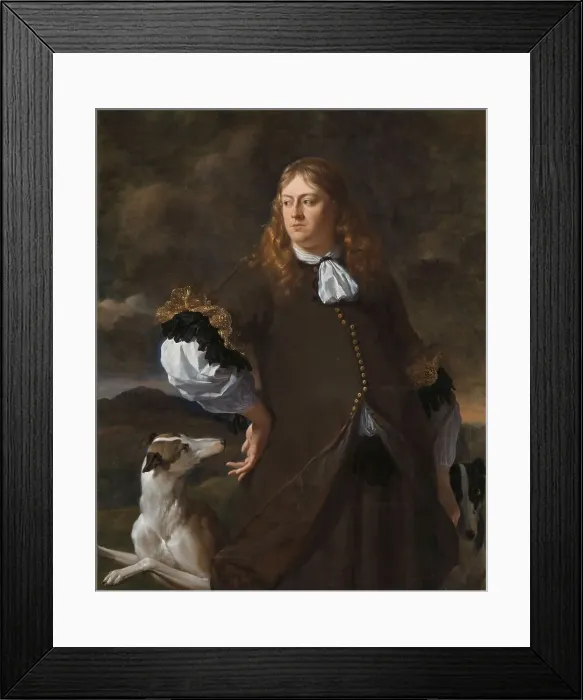 Framed Print : Portrait of a Man, 1670-1675. Creator: Karel Du Jardin Framed Print : Portrait of a Man, 1670-1675. Creator: Karel Du Jardin